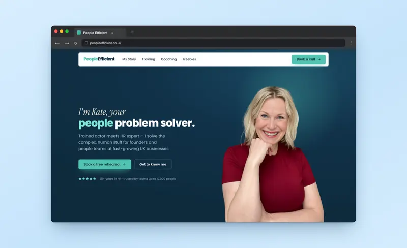 People Efficient — a funnel for two flagship leadership programs